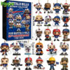 Buffalo Bills advent calendar featuring box and full figure collection.