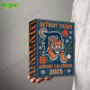 Detroit Tigers 2025 advent calendar box held by a person.