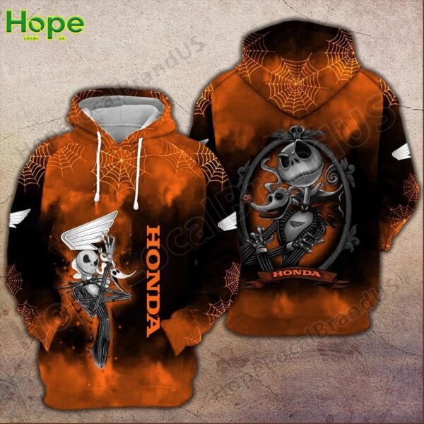 Honda Motors Jack Skellington Halloween Hoodie