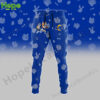 Sweatpants featuring the Los Angeles Rams logo and Bluey and Bingo characters.