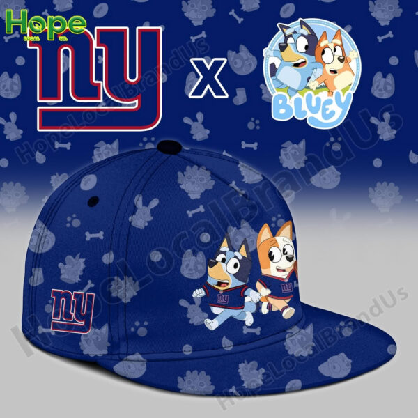Bluey and Bingo New York Giants hat!