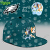 Bluey and Bingo Philadelphia Eagles hat!