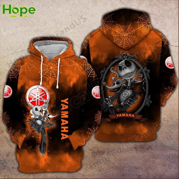 Yamaha Motors Jack Skellington Halloween Hoodie