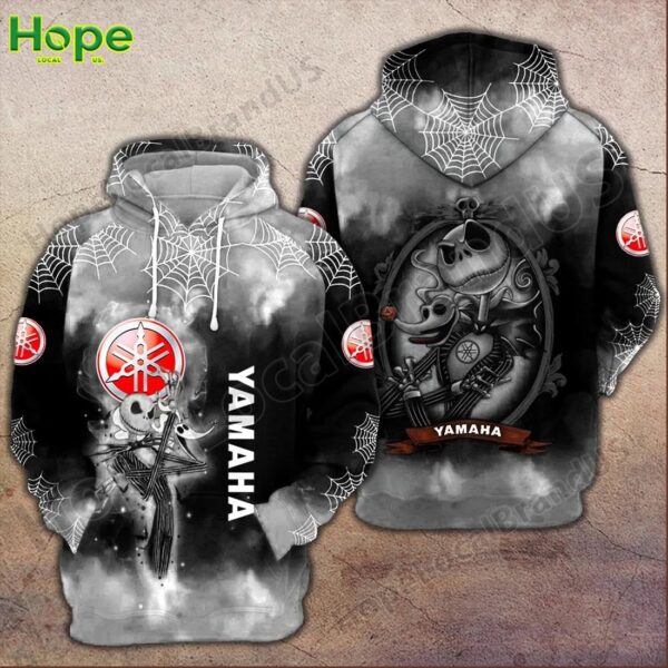 Yamaha Motors Jack Skellington Halloween Hoodie